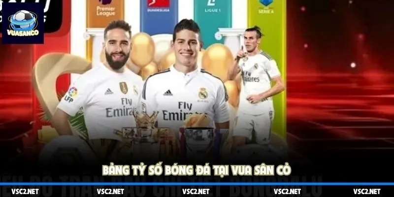 Bảng tỷ số bóng đá tại Vua Sân Cỏ