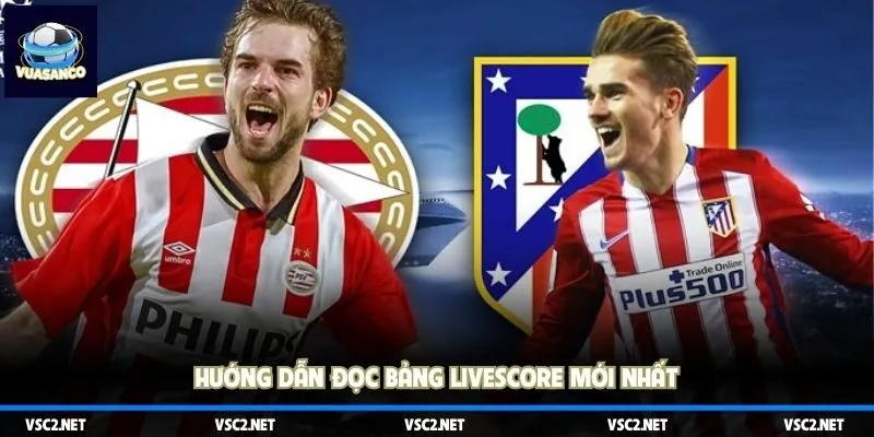 Hướng dẫn đọc bảng Livescore mới nhất