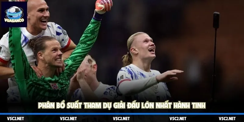 Phân bổ suất tham dự giải đấu lớn nhất hành tinh