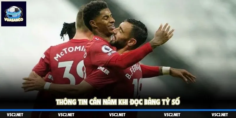 Thông tin cần nắm khi đọc bảng tỷ số