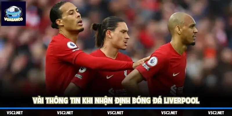 Vài thông tin khi nhận định bóng đá Liverpool